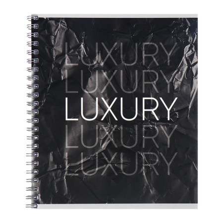 Notebook 48l CL on the crest of male style on black, region charts, mat lamas, block offset mix-5