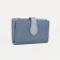 Women's wallet on magnet, blue color