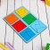 Set 2 tablet "Fold the square", level 3 (mini), Mix color