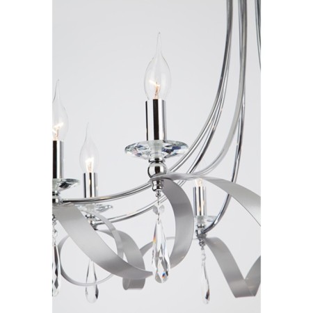 ADELIA 8x60W E14 chrome 78x78x58cm-4