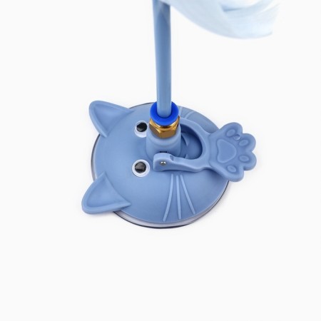 Toy teaser for cats on a suction cup with a pen “Kitik”, Blue, 94 cm-3