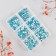 Decor for creativity Glass "Rhinestones. Blue Lake" d = 2-4.8 mm nr 1188 pcs 6x8x1.5 cm