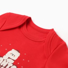 Новый год.Боди с длинным рукавом Крошка Я Santa baby, рост 62-68 см