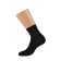 Women's socks mini cotone, size 35-38, Nero color