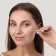 Cosmetological set, 4 items, in a plastic case, 11.5 cm, silver color