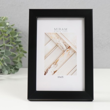 Photo frame Plastic "Mira" 10x15 cm, 641807 black