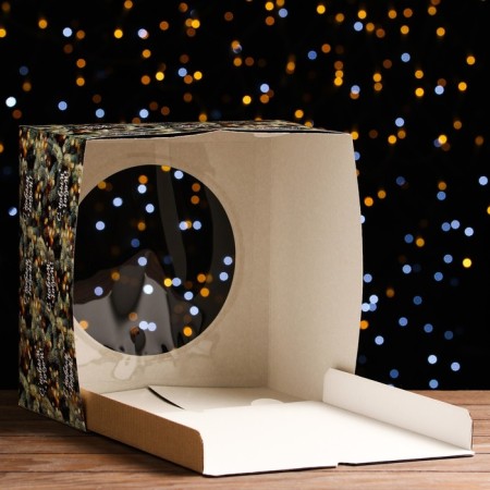 Confectionery packaging with the window "Eat branches", 30 x 30 x 19 cm-5