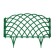 Decorative fence, 34 × 270 cm, 6 sections, plastic, green, "diadem"