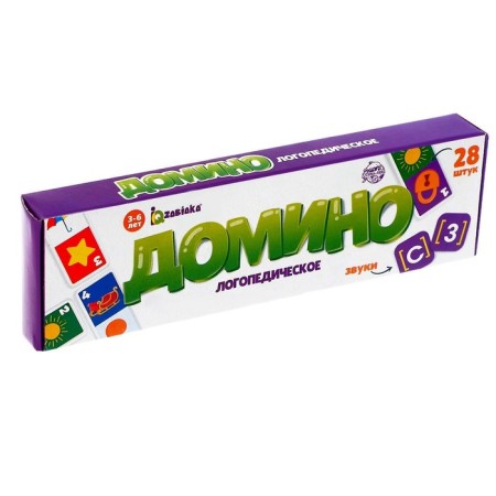 Domino "speech therapy: sounds with, s", plastic-6