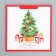 Package Gift New Year Laminated Square Happiness, 30 x 30 x 12 cm, new year