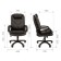 Chair Chairman 668 Eco -Premium Brown, black plastic