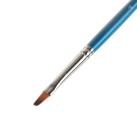 Synthetics brush, flat No. 4, "gamma"-1