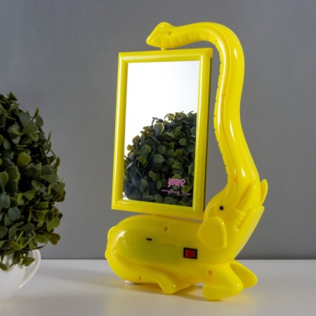Table lamp with a photo frame, mirror "Elephant" LED 5W USB RGB yellow 17x6.5x28 cm Risalux-8