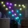 Smart garland “thread” 6 m with nozzles “kaleidoscope”, ip20, dark thread, 20 LED, glow RGB, USB
