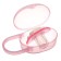 Nipple - orthodontic dummy with container, +3 months, pink color