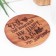 Hot stand "Tea where they do not drink, wood