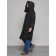 Coat insulated winter female, size 48, black color
