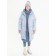 Coat for girls, height 134 cm, gray color