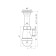 Siphon for the sink "Ani Plast" C2000, 1 1/4 "x 40 mm, with a cast release, a stainless grill