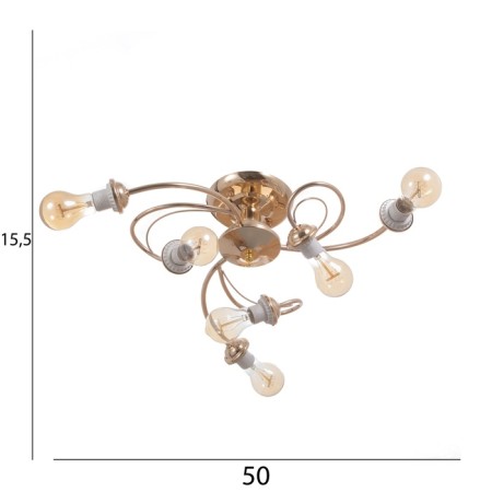 Causte "Venda" BP6X40W E27 Gold Model: 2800089-8
