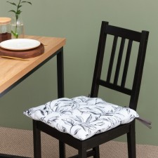 Siddle on the chair of the share of the Plant LEAVES 42x42 cm, 100% HL, Rogozhka 164 g/m2