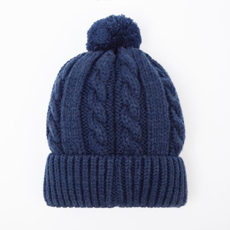 Hat for the boy, the color is dark blue, size 52-54-2