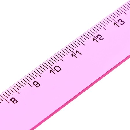 Set 4 line Calligrata "Neon", 15, 20, 25 and 30 cm, transparent, euro suspension, mix-14