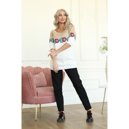 Female jumper, size 42, white color-10