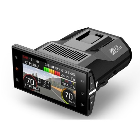 DVR + radar detector Silverstone F1 Hybrid S-Bot Pro, 1920x1080, Anti-Cas, GPS 10277-2