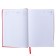 Dated diary 2024, A5, 176 sheets, Attomex.orion, Bumvinyl cover, Lasse, Blok 70 g/m2, Red