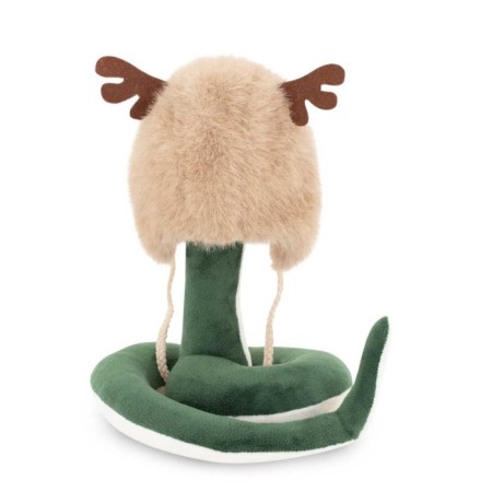 New Year! Soft toy "Bambi snake", 20 cm, green color-2