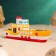 Souvenir ship "Fisherman" 10cm