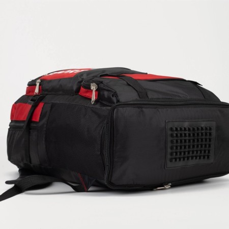 Tourist backpack on lightning, red color-2