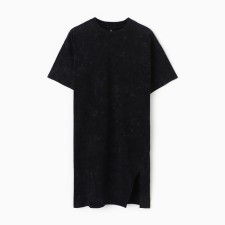 Women's dress, black color, one size (42-46)