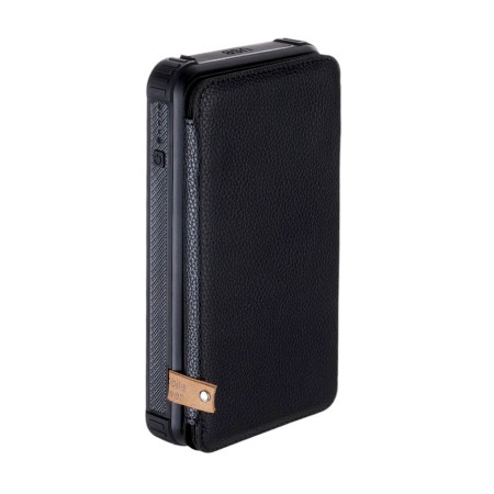 External battery 20,000 mAh, 10 W, with a folding solar panel, black-1
