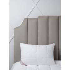 Pillow, size 50x70 cm, white color