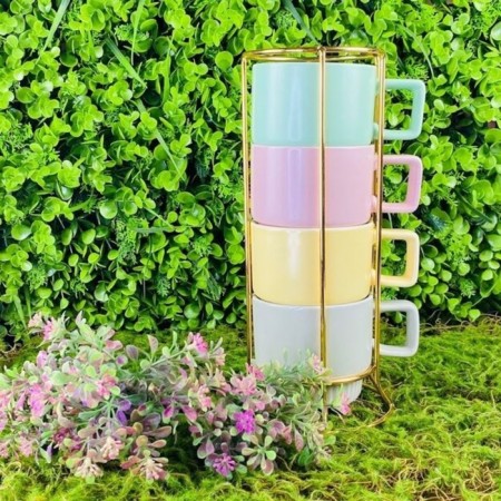 Set of mugs Lenardi, 320 ml, 4 pcs