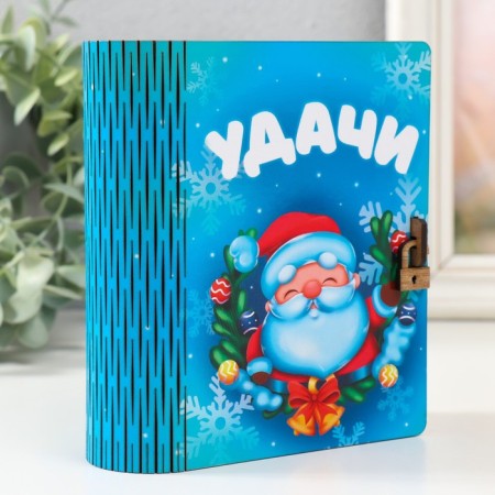 New Year's piggy bank "Good luck" 14x12x5 cm-1