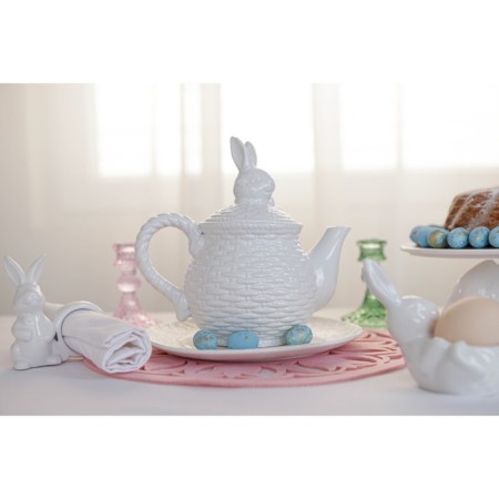 Teapot of the bay “bunny”, 800 ml, white color-9