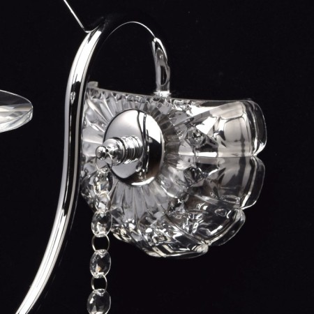 Bra "Adele" 1x40W E14 chrome 47x12x27cm-4