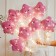Foil ball 10 "Star Smile", pink, mix