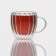 Glass mug with double walls "Riba", 250 ml