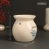 Aroma lamp ceramics "anti -stress" white 7.2x7.2x7.8 cm