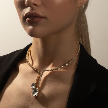 Neckar "Jewel" circle, white color in gold
