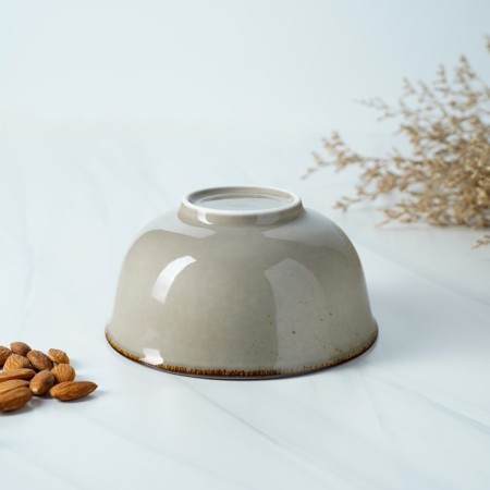 Porcelain salad Magistro "Cerera", 650 ml, 15 × 7.5 cm, brown color-8