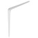 Bracket, 300x250x1 mm, metal, white