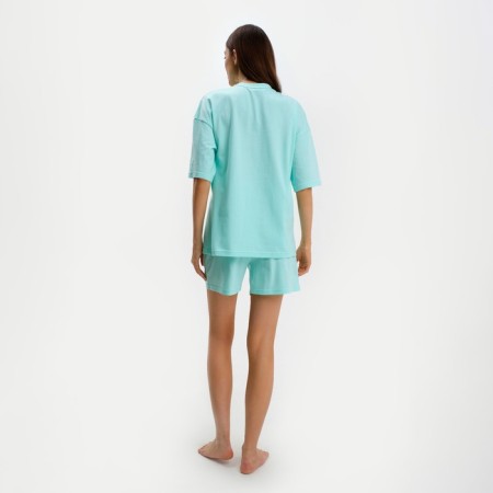 Female pajamas (T -shirt and shorts) KAFTAN BASIC p. 48-50, turquoise-2