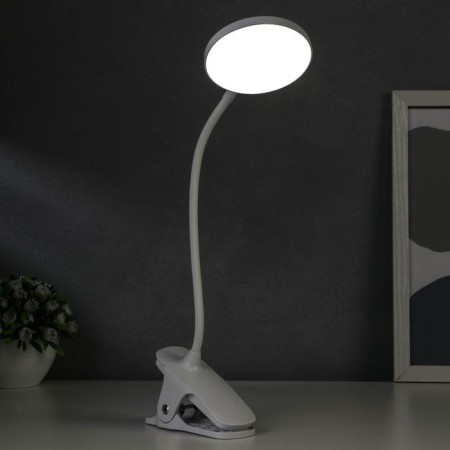 Table sensory lamp 16109/1 LED 4W USB AKB 3000/6000k white 9.5x12x44 cm Risalux-1