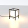 MANTRA Desigual, E27, 1x20W, 145x145x190 mm table lamp, black color is