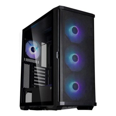 The Zalman Z10 Plus case is black without BP ATX 10x120mm 4x140mm 2xusb3.0 Audio Bott PSU-4